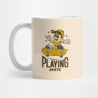 Playing skate Mug